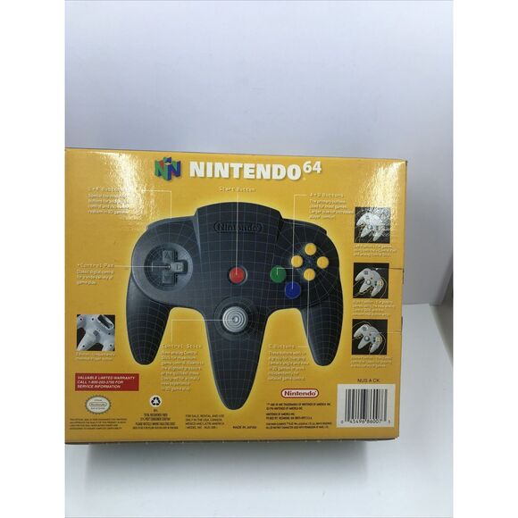 Nintendo 64 Original Black Controller BOX ONLY N64. NO CONTROLLER. - Picture 5 of 16